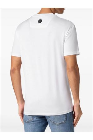 White cotton T-shirt PHILIPP PLEIN | FADCMTK7342PJY002N01